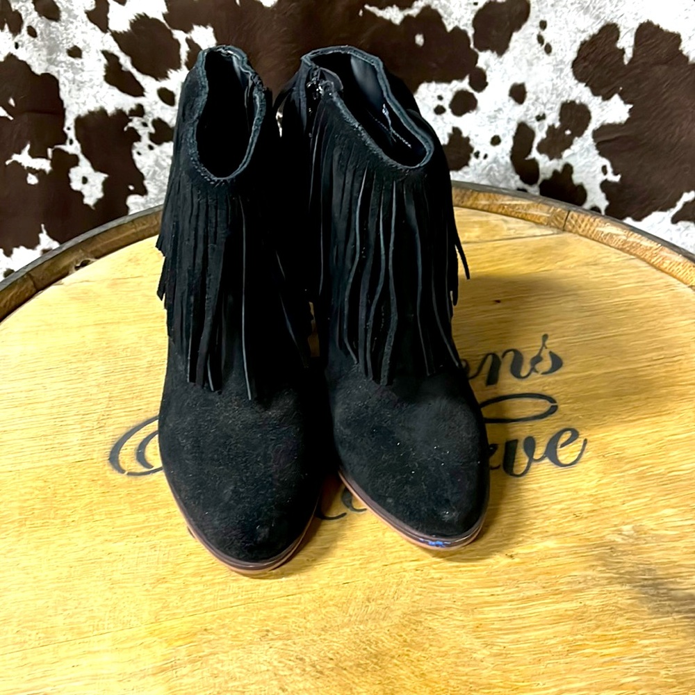 Steve by Steve Madden Fringe Boots